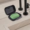 Anneome Waterproof Sealing Soap Box Large Portable Soap Dish Holder with Buckle Seal Black for Travel Home Bathroom 2pcs Set view 4