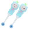 Ipetboom 6pcs Cute Bear Boys and Girls Toothbrush Soft Bristle Boy Girl's Toothbrush Brushing Teeth at Home view 4