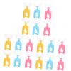 FOMIYES 18pcs Handheld U-Shaped Toothbrush for Boys and Girls Manual Tooth Cleaner for Boy Girl U-Shaped Teeth Cleaning Tool for Youngsters Random Color view 1