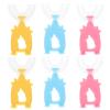 Beaupretty 6pcs Manual U-Shaped Kids Toothbrushes with Soft Silicone Heads 360 Full Mouth Cleaning Tool for Boys and Girls Children's Care Random Color view 1