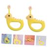 FRCOLOR 2pcs Boy Girl's Toothbrush Soft Bristles for Oral Care for Boys and Girls Toothbrushing Routine at Home Travel view 4