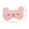 Ipetboom 2pcs Plush Animal Eye Masks Sleeping Patches for Rest Portable Eye Covers Soft Plush Material for Travel Home Use view 2