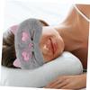 Ipetboom 2pcs Plush Animal Eye Masks Sleeping Patches for Rest Portable Eye Covers Soft Plush Material for Travel Home Use view 3