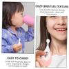 Ipetboom Baby Toothbrush 4pcs Set Toddler Infant Soft Bristle Training Tooth Brush Gentle Gum Care for Newborns with Pink and Blue Colors, Suitable for Infant Dental Cleaning and Oral Health view 2