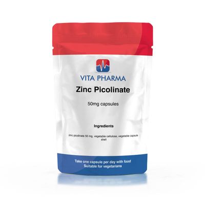 VITA PHARMA Zinc Picolinate 50mg 240 Capsules
