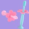 FRCOLOR 2pcs Silicone Training Toothbrush for Year Olds Toothbrush Soft Bristles Safe for Gums view 2