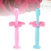 FRCOLOR 2pcs Silicone Training Toothbrush for Year Olds Toothbrush Soft Bristles Safe for Gums view 4