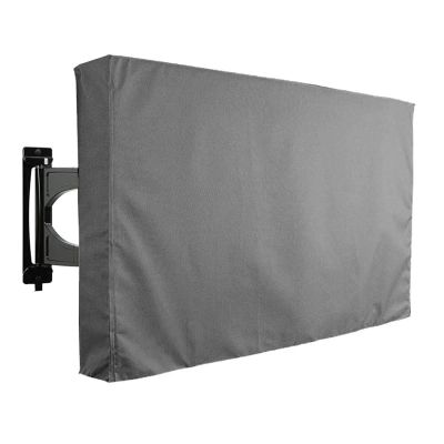 ZPFDSG Tv Cover White Premium Waterproof Outdoor TV Protective Cover 55 To 58 Inches, Weatherproof Outdoor TV Housing (Color : Grey, Size : FOR 40-42inch TV)