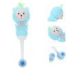 UTHCLO 2pcs Soft Bristle Children Toothbrushes Blue Rounded Head Manual Kids Teeth Brush for Toddlers Aged 0-9 with Cartoon Bear Design view 2