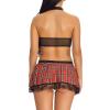 naughty outfits women gym bra skeleton pyjamas bralettes mesh playsuit strapless push up bra padded sexy mini skirt strapless negligee v neck padded bralette sexy lingerie for women sets view 2