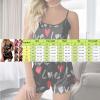 WILLBEST sexy top corselette floral embroidered lace sheer leopard print catsuit with suspenders grarters lace panties sexy bunny fleece pyjamas womens seamless underwear casual black stockings and view 4