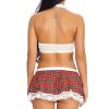 WILLBEST red lace stockings pvc corsets for women lingerie sets glitter red sexy lingerie bodysuits sexy dress negligees pjs full slip glitter panties body suits crothless knickers view 2