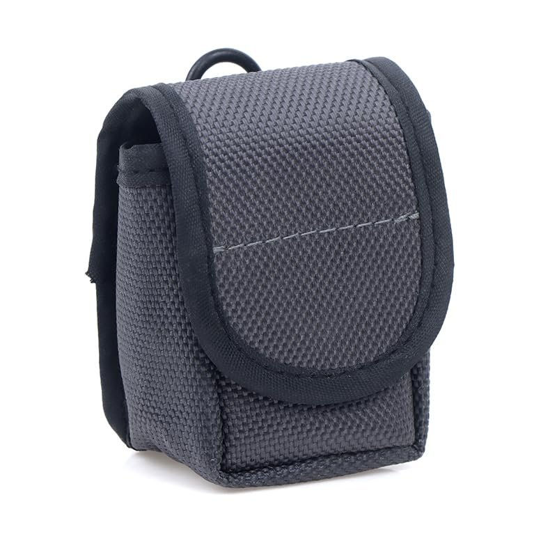 Qxiao 1Pc Gray Pulse Oximeter Bag Oxford Cloth Saturation Monitor Case Pulse Oximeter Carry Case Portable Oxygen Sensor Carry Pouch Fingertip Oximeter Case