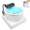 26L Spa Foot Massage Tub, Bubble Surf Foot Wash Bucket, Double Colorful Lights Footbath, All-in-one 360 Rotary Salon Equipment, Adjustable Temperature Portable Foot Massage Tub view 1