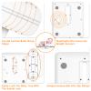 UNICHERRY Baby Scale, Baby Weighing Scale, Removable Tray, Baby Scale Digital with Tare and Hold Functions, Accurately Measure Baby, Pet and Adult (Max: 100kg) view 3