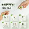 Digital Thermometer, Oral Thermometer Adults Kids Babies, Accurate Fast Switchable Body Temperature Thermometer, Green, 2 Packs view 2