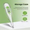 Digital Thermometer, Oral Thermometer Adults Kids Babies, Accurate Fast Switchable Body Temperature Thermometer, Green, 2 Packs view 3