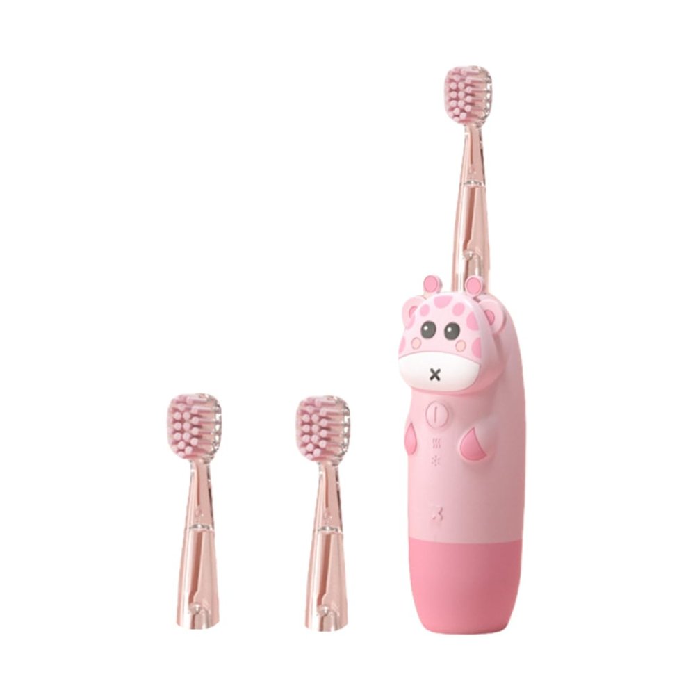 FOMIYES Electric Toothbrush for Boys and Girls 4pcs/1set Baby Electric Toothbrush Soft Bristles Ergonomic Handle Colors