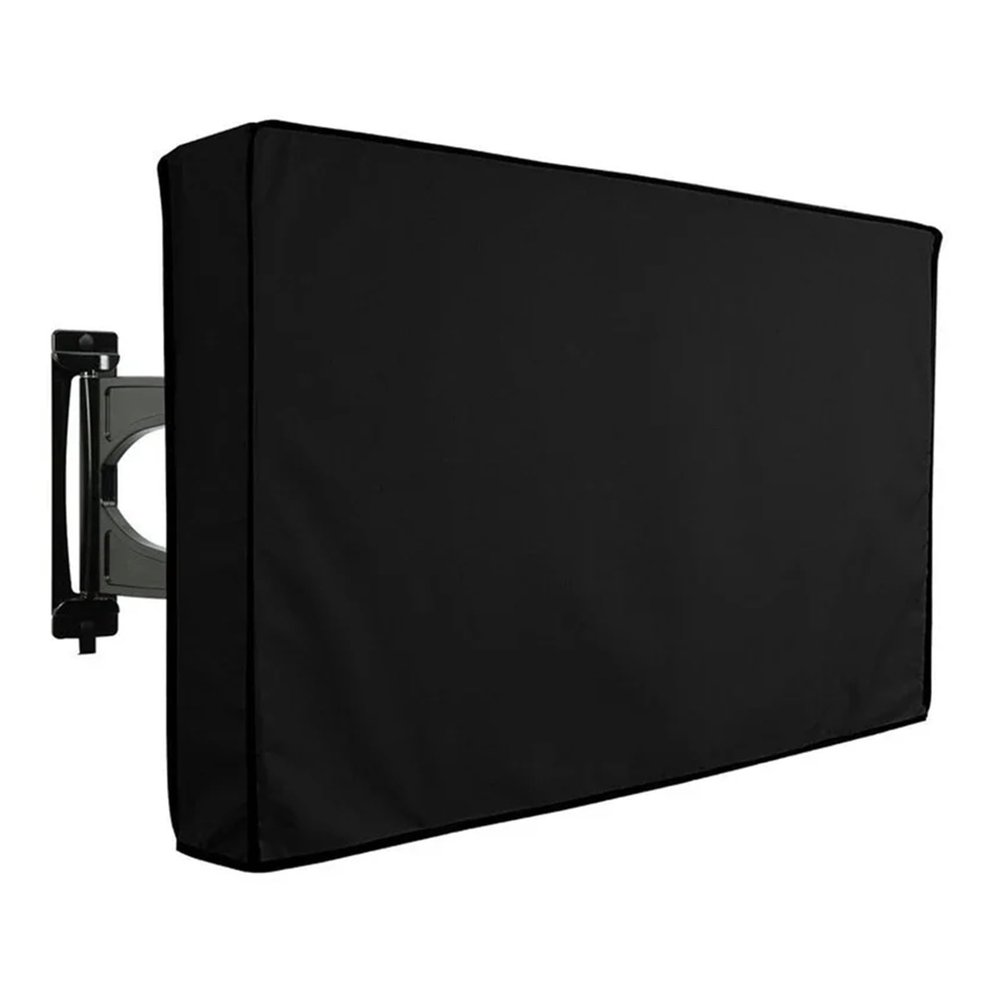 ZPFDSG Tv Cover Outdoor TV Screen Dust Cover Black Television Set Water Dust Resistant Protect Bag 24" 38" 42" 48" 52" 65inch (Color : Black, Size : 36-38 inch)