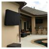 ZPFDSG Tv Cover Outdoor TV Screen Dust Cover Black Television Set Water Dust Resistant Protect Bag 24" 38" 42" 48" 52" 65inch (Color : Black, Size : 36-38 inch) view 2