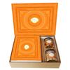 Ghasitaram Gifts Jaiccha Holi- Sweets/Holi Hampers/Thandai Ghasitaram Orange Hamper Box with Gujiyas, Bhakarwadi and Peanuts view 4