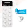 Single Vent 8mm-Hearing Aid Domes for Oticon Minifit, Oticon Hearing Aid Supplies, Replacements Parts Accessories Universal Oticon Domes for Hearing Aids Cleaning Kits (20 Pcs) view 2
