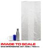 1 Roll | 100 Bags | RE-GEN 45L 10kg Load Clear Heavy Duty Bin Liners Refuse Sacks, Everyday, Office & Home Use | Industrial Strength Transparent Rubbish Bags 381/609 x 762mm view 4