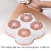 360Degree Floating Blade Curved Hair Remover Head Rose Gold Plated Replacement for Leg and Body Hair, Wonderful Replacement for Old or Broken Hair Remover Head, Wet and Dry Dual view 3