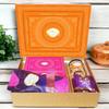 Ghasitaram Gifts Jaiccha Orange Hamper Box with Sugarfree Kaju Katli, Beetroot Chips,Wheat Puffs and Sugafree Bites|Diwali,Holi,Valentine,Birthday,Anniversary,Gift for Her,Him,Mothers Day,Fathers Day| view 1