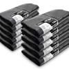 1 Full Box | 1000 Bags | RE-GEN 30 Litre Flat Pack Swing, Pedal, Square Bin Liners Refuse Sacks, Everyday, Office & Home Use | Black Industrial Strength Rubbish Garbage Bags 375/600 x 600mm view 1