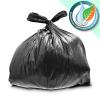 2 Flat Packs | 200 Bags | RE-GEN 30 Litre Swing, Pedal, Square Bin Liners Refuse Sacks, Everyday, Office & Home Use | Black Industrial Strength Rubbish Garbage Bags 375/600 x 600mm view 2