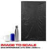 2 Flat Packs | 200 Bags | RE-GEN 30 Litre Swing, Pedal, Square Bin Liners Refuse Sacks, Everyday, Office & Home Use | Black Industrial Strength Rubbish Garbage Bags 375/600 x 600mm view 3