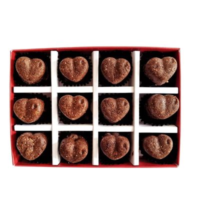 12 X Cacao & Saffron Nutty Energy Bites | All Natural Ingredients| Made of Nuts and Dates| Vegan