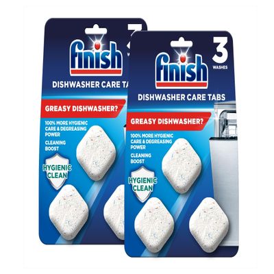 Finish In-Wash Dishwasher Cleaner Tablets, 53g, 9 Tablets (3 tablets x 3), Up to 9 Months of Clean