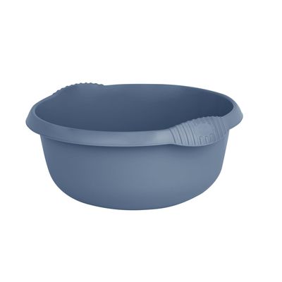 1 x Plastic Navy 10L Litre Round Washing Up Bowl Sink Tidy Organizer 36 CM Multipurpose Basin Mixing Washing Up Bowl Cleaning Tub Ideal for Home Sinks Kitchen