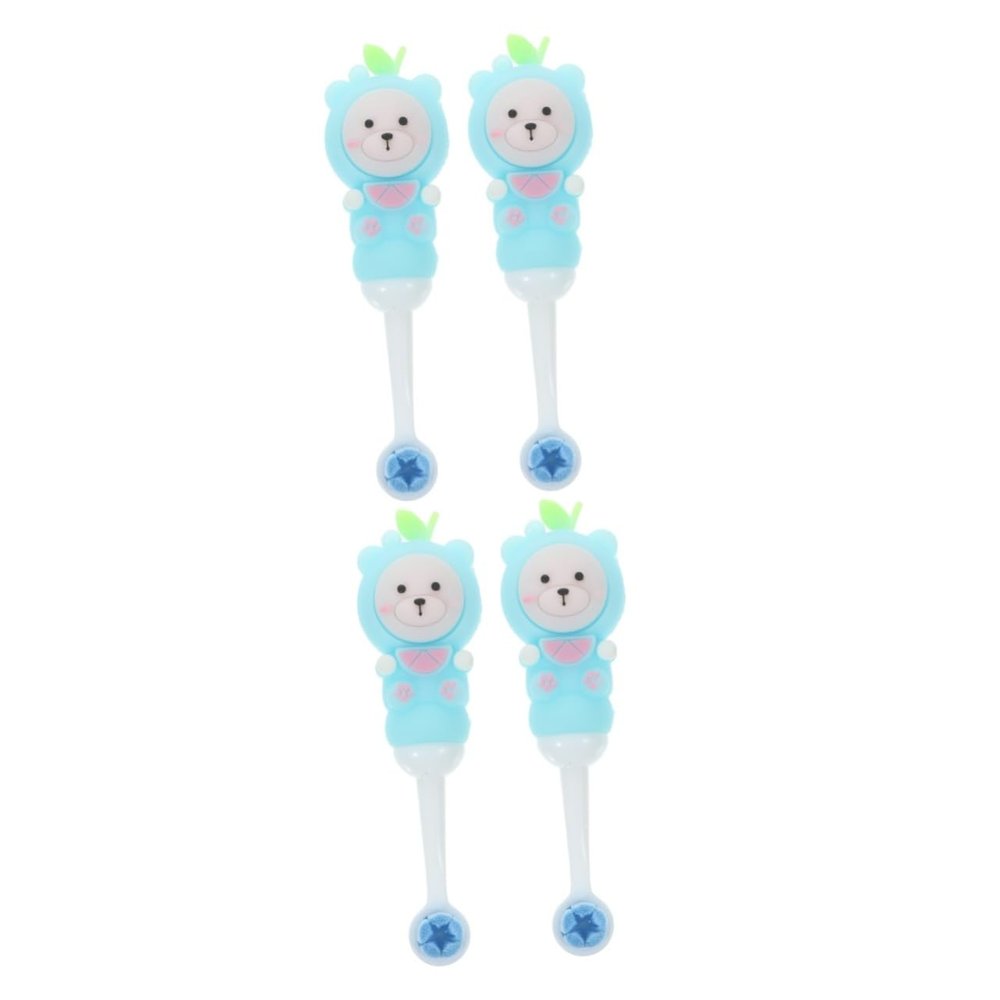 FRCOLOR 4pcs Soft Bristle Boys and Girls Toothbrushes Manual Ergonomic Boy Girl Tooth Brush for Dental Care at Home