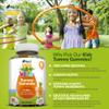 Nu U Nutrition - Kids Tummy Gummies - Friendly Probiotics for Children - 120 Vegan Gummies - Pineapple Flavour - Lactobacillus and Bifidobacterium & Vitamin B3, B5, B6 & C for Gut Health view 2