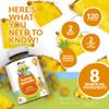 Nu U Nutrition - Kids Tummy Gummies - Friendly Probiotics for Children - 120 Vegan Gummies - Pineapple Flavour - Lactobacillus and Bifidobacterium & Vitamin B3, B5, B6 & C for Gut Health view 3