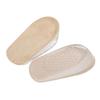 MAGICLULU 3pcs Heightening Half Insoles Invisibility Leather Inserts Forefoot Cushion Pad Cushioned Insoles for Men Shoe Pad Heelpiece Cushion S view 2