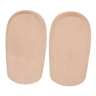 FRCOLOR Leather Half Insoles Forefoot Pad Arch Support for Comfortable Heel Pads