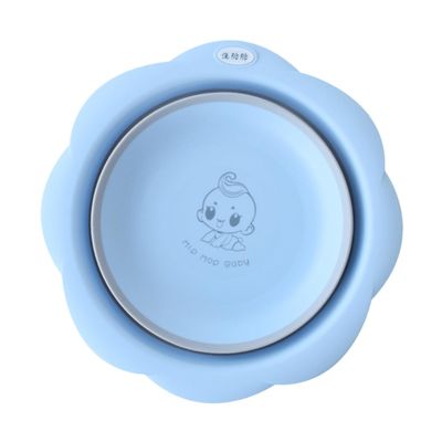 minkissy Ergonomic Foldable Boys and Girls Wash Basin Baby Cuo Unisex Boys and Girls' Favorite Blue