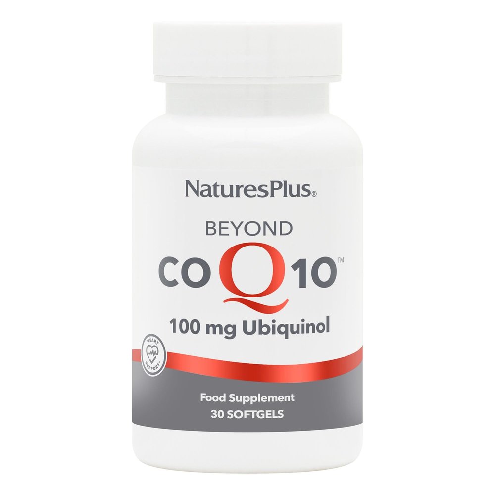 NaturesPlus Beyond CoQ10 100 mg Ubiquinol - Active, Naturally Fermented Coenzyme Q10 Supplement with UbiquiMax, Enhanced Absorption, Prolonged Action - Gluten Free, 30 Softgels