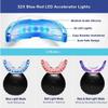 32 LED Teeth Whitening Accelerator with Cold and Red Lights Trays Device, Enhancer Built-in 16 Minute Timer (Black) view 3