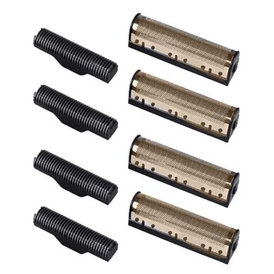 Fegtrty 2Set Clipper Blade for Km-1102 Clipper Electric Shaver Parts Net Gold