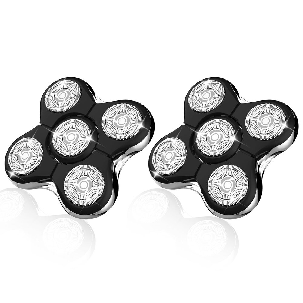 2PCS Shaver Replacement Heads Compatible with Remington Balder Pro Head Shaver RX5/XR7000/XR1500,Precision Electric Shaving for Bald Men (Head/2PCS)