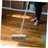 minkissy Bristle Broom for Hardwood Floors and Tile Surfaces Wooden Handle Soft Bristles for Kitchen Bathroom and Bedroom Cleaning view 2