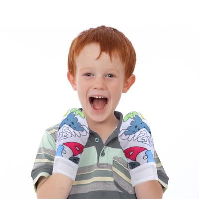 2 Pcs Waterproof Sensory Chew Gloves Chewing Mittens for Special Needs Autism Gloves for Autism ADHD Oral Motor Children