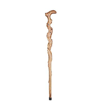 Walking Stick for rollator Wooden Walking Cane Stick, Old Man Walker, Anti-Slip Walking Rod Solid Wood Crutches for Men Hiking (Wood Color) Folding crutcheswooden beautiful scenery