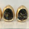 Natural Crystal Natural Rainbow Bismuth Ore Egg Quartz Crystal geode Mineral Specimen 1pc Gift view 2