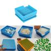 1Pcs Capsule Filling Machine Manual 100 Holes Empty Capsule Filler, Filling Tool Capsule Maker for Size 0# (Blue) view 4